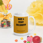 Jason Michael Scream Floral White glossy mug accessories seasonal