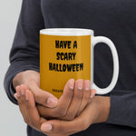 Jason Michael Scream Floral White glossy mug accessories seasonal
