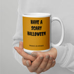 Jason Michael Scream Floral White glossy mug accessories seasonal