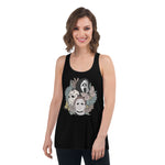 Jason Michael Scream Floral Women's Flowy Racerback Tank seasonal