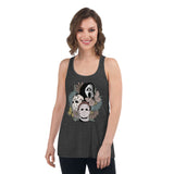 Jason Michael Scream Floral Women's Flowy Racerback Tank seasonal