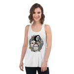 Jason Michael Scream Floral Women's Flowy Racerback Tank seasonal