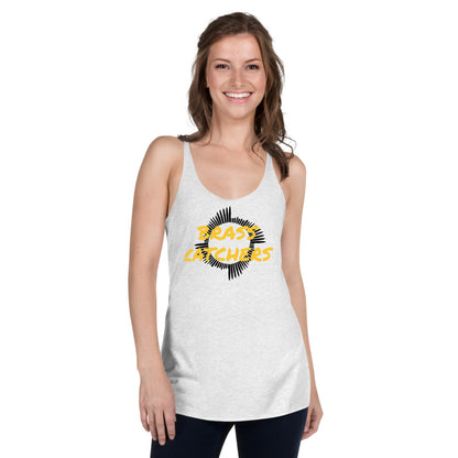 Brass Catchers Women's Racerback Tank military Jenn