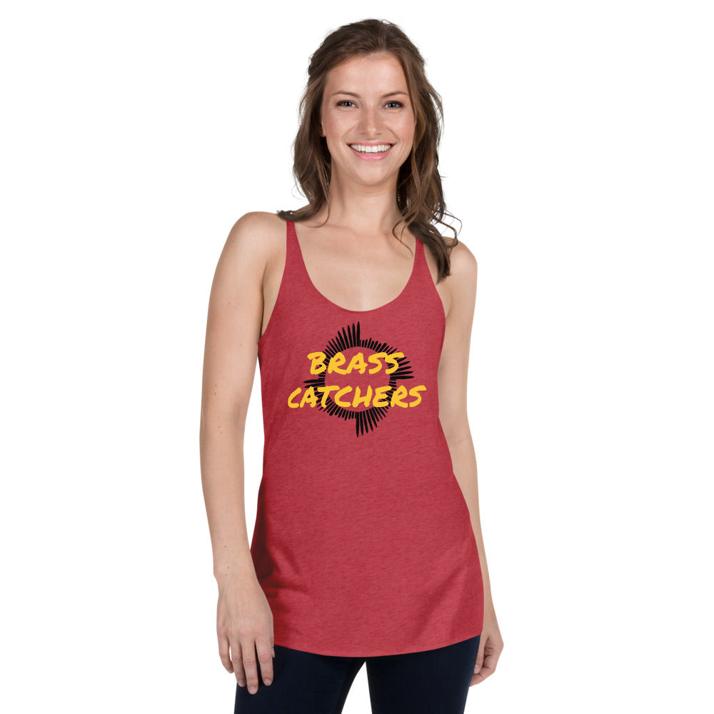Brass Catchers Women's Racerback Tank military Jenn