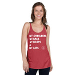 Shoulders Back Biceps Lats Women's Racerback Tank accessories
