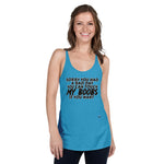 Sorry Bad Day Boobs Women's Racerback Tank accessories